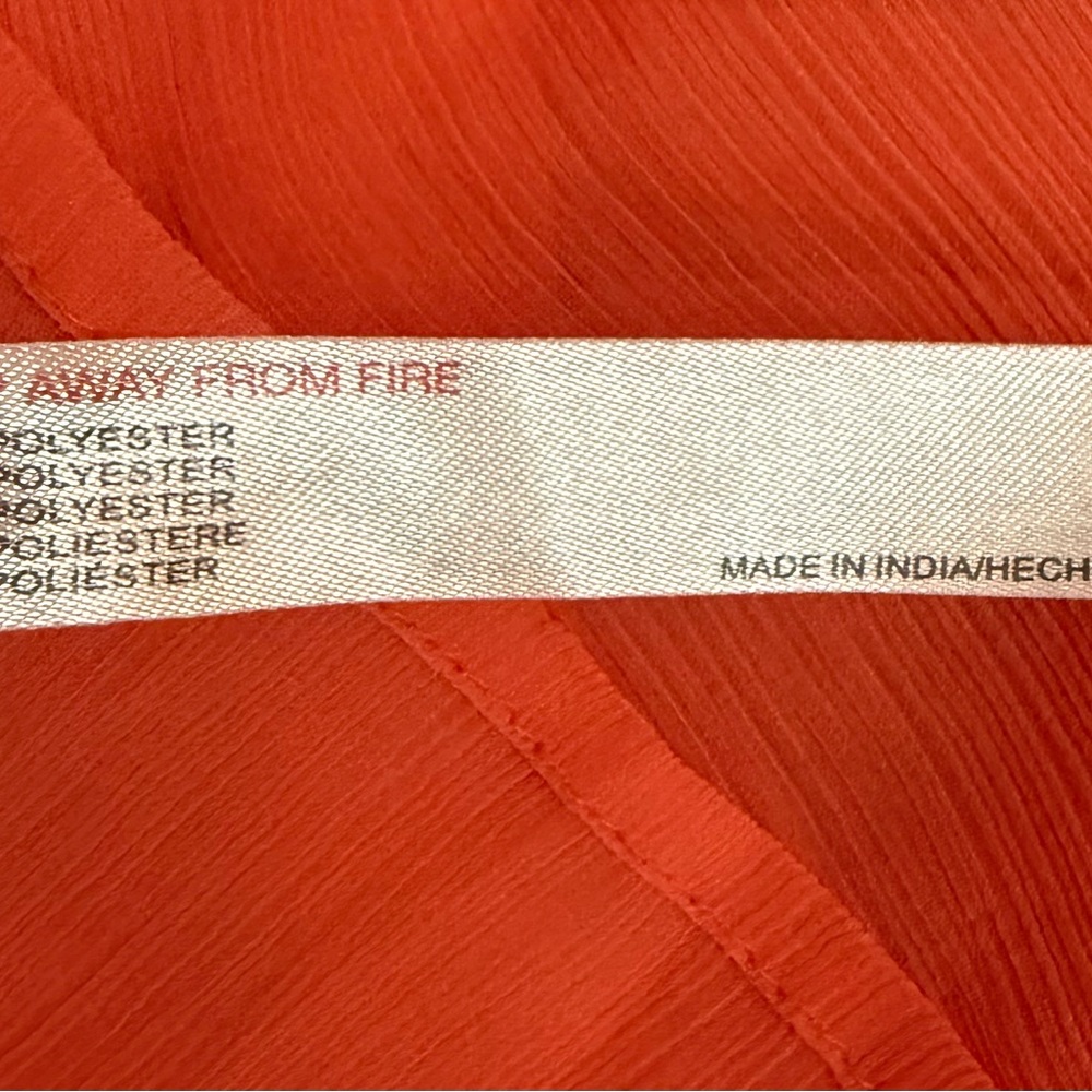 Free People Orange Intimately Bali Sweet Nothing Slip Mini Dress SKU1105 - Picture 11 of 13